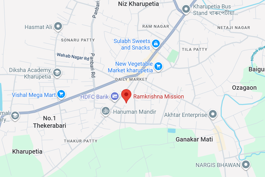 Location of Ramakrishna Mission Kharupetia on Google Maps